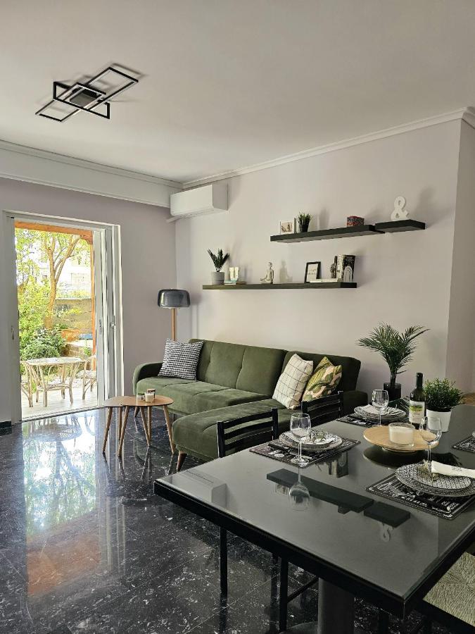 Modern Garden View Apt In Voula, Athens - Luxe المظهر الخارجي الصورة